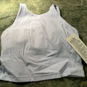 NWT Lululemon Align lilac high-neck tank with shelf bra size 6